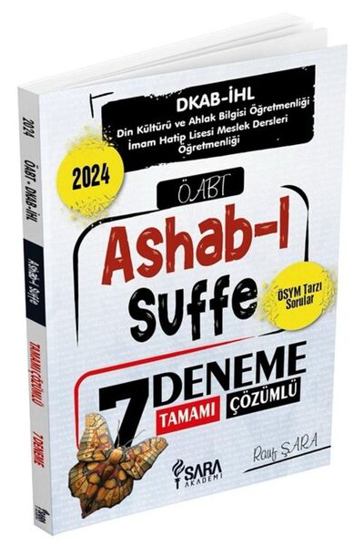Şara Akademi 2024 ÖABT Din Kültürü ve Ahlak Bilgisi Ashabı Suffe 7 Deneme Çöz...