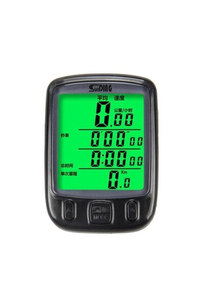 Havana Sunding Sd563 Bisiklet Km Hız Sayacı Su Geçirmez Lcd Ekran