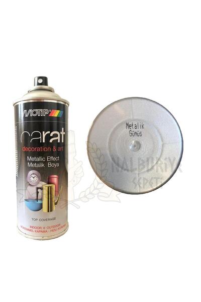 Motip Carat Akrilik Sprey Boya METALİK GÜMÜŞ 400 ml