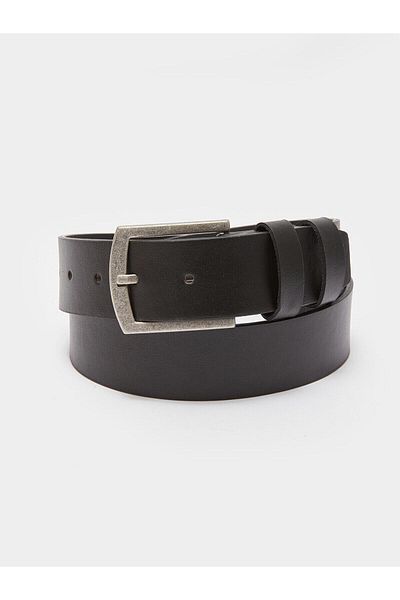 LC Waikiki LCW ECO - Μαύρη ανδρική δερμάτινη ζώνη