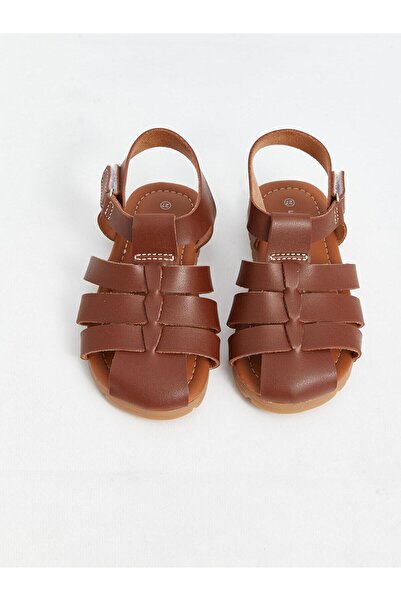 LC Waikiki LCW STEPS Baby Boy Sandals - Καφέ Δερμάτινη Εμφάνιση