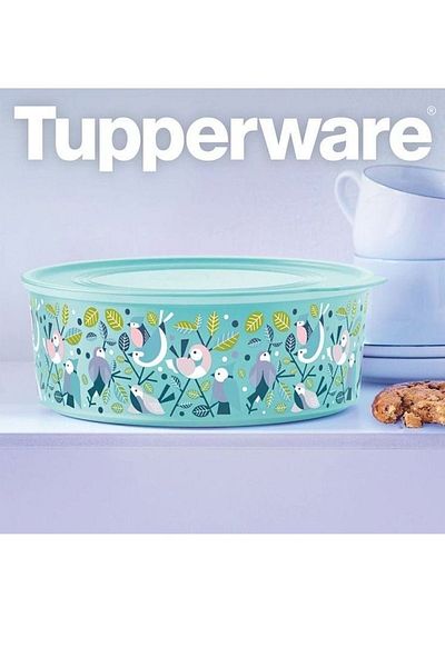 Tupperware Water Cookie box Spring 1.5 Lt water round