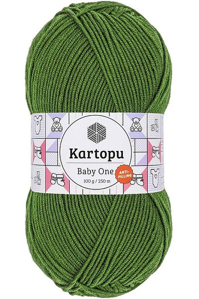 Kartopu Baby One Μη τρίχωμα Baby Wool Green K1391