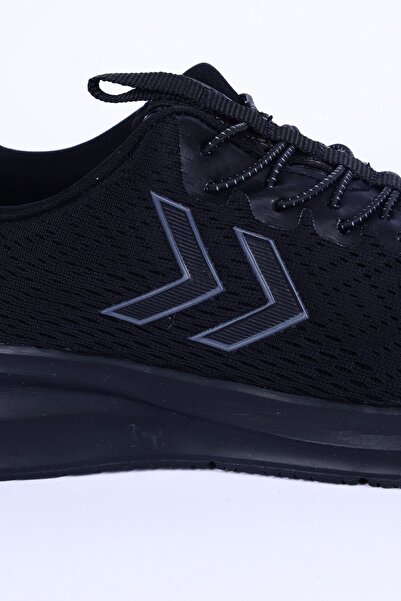 hummel 900509 Mokka Fileli Faylon Taban Şevron Detaylı Esnek Siyah Günlük Unisex Spor Ayakkabı