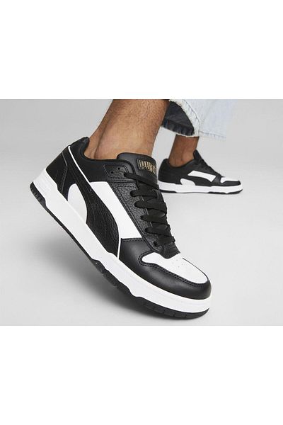 Puma Rbd Game Low Unisex Casual Παπούτσια 38637307   Μαύρο-άσπρο
