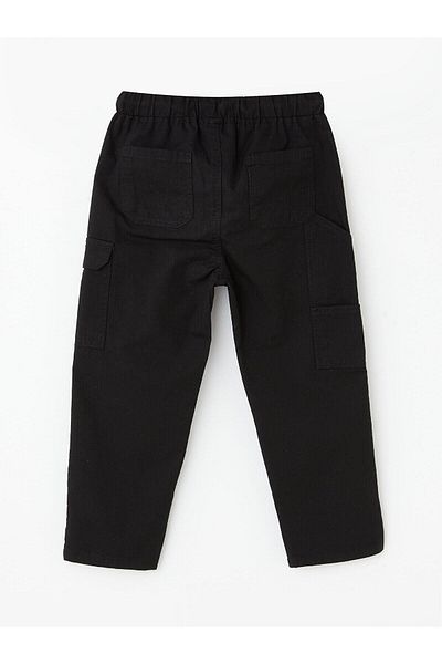 LC Waikiki Lcw Baby Khaki Cargo Pants for Baby Boy - Basic Model with Elastic Waist