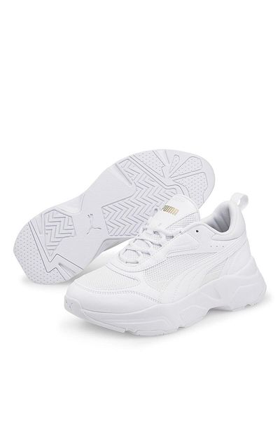 Puma Cassia 38464701   - Pantofi albi de stil de viață pentru femei