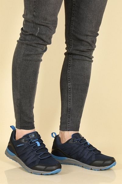 lumberjack Dora 3fx Lightweight Non-Slip Sole Lace-Up Men's Sneakers Navy