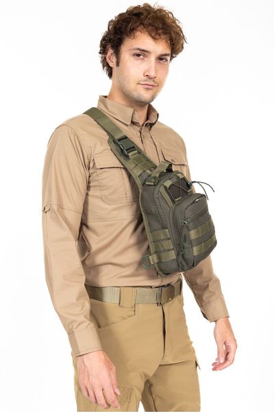 Akıncılar Outdoor Akn Taktik El Çantası Kare Haki