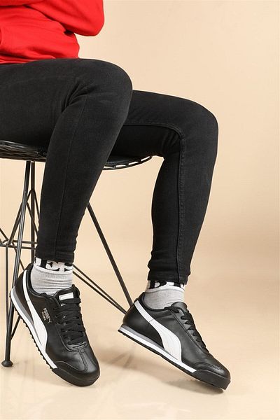 Puma Roma Basic - Men's Black Sneakers -353572 11