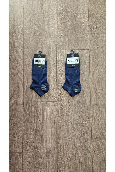 Aytuğ AYTUĞ 2 PERECHI Șosete pentru bărbați Blue Bamboo Booties sezon de vară - 14200