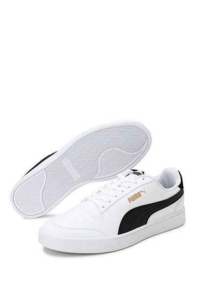 Puma Shuffle Unisex Λευκά Αθλητικά Παπούτσια - 309668 -03