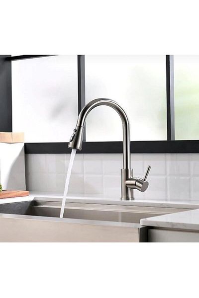 Boheme Fleko Inox Spiral Sink Mixer High Quality