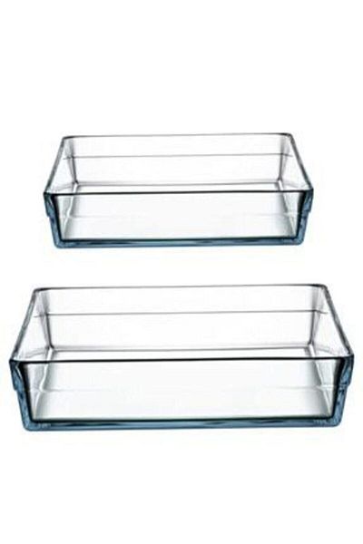 Paşabahçe Pyrex Set of 2 - 59324-59334 Rectangular Set