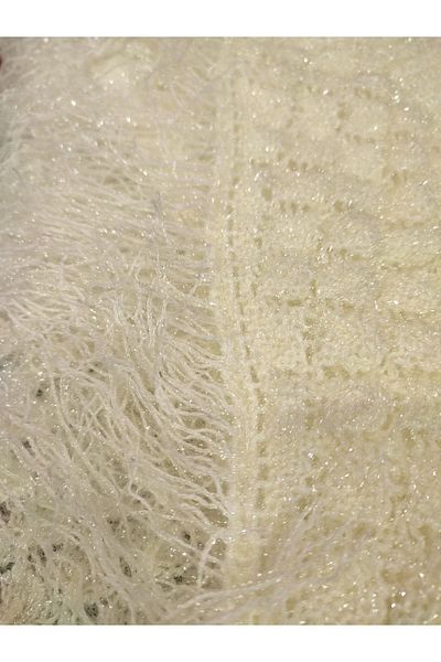Ebrar Çeyiz Alize Angora Special Machine Knitted Shawl
