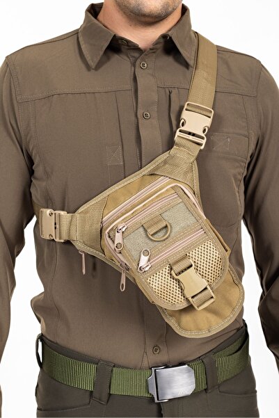 Akıncılar Outdoor Трикутна бежева тактична сумка