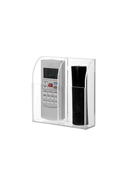 TREND Tv & Air Conditioner Remote Organizer (Transparent 2 Controller Capacity)