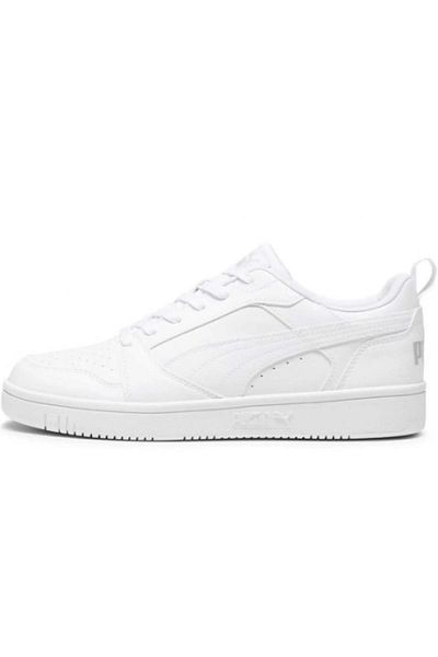 Puma 392328 03 Rebound V6 Low Λευκό-γκρι ανδρικά αθλητικά παπούτσια