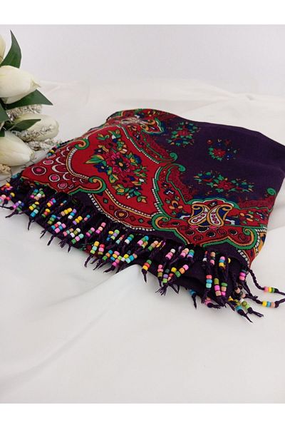 ronya accessories Local Hamavi Pull Bead Shawl