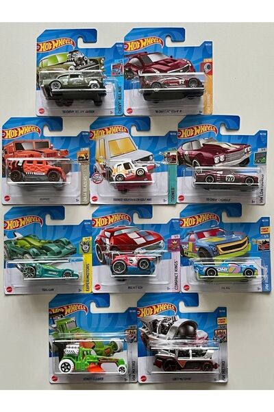 HOT WHEELS Hotwheels 10'lu Başlangıç Seti - Onlu Farklı Model Araba