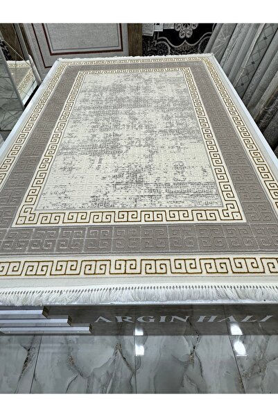 Abant Sık Dokuma Vizon&gold Halı