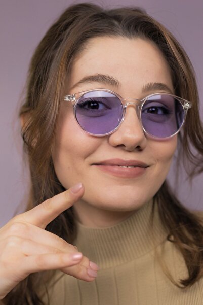 LUNOX Niobe Kristal Mor Cam Unisex Güneş Gözlüğü