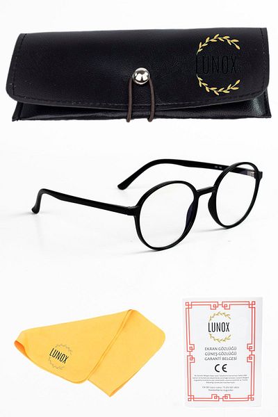 LUNOX Black Blue Light Protective Screen Glasses