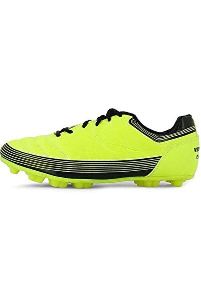 Vector X Chaser Football Shoes (Yellow/Black, 10 UK/ 11 US / 44 EU) | Faux Leather | Lace-Up