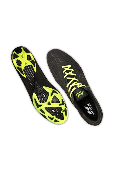 Nivia Dominator 2.0 Football Shoes (Black, 10 UK/ 11 US / 44 EU) |PVC Synthetic Leather Upper