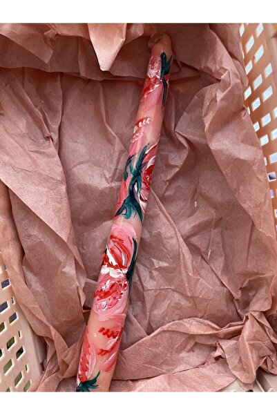 Soi Candle Store Lilyum Çizimli El Yapımı Şamdan Mumu