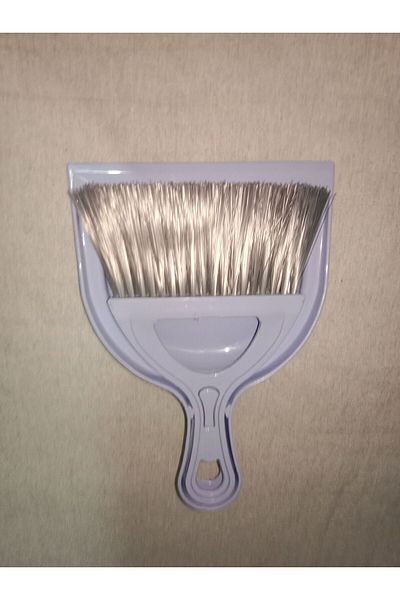 HANK 2 Mini Dustpan - with Small Brush, Perfect Royal Blue 22X15 Cm, for Home, Office, Auto