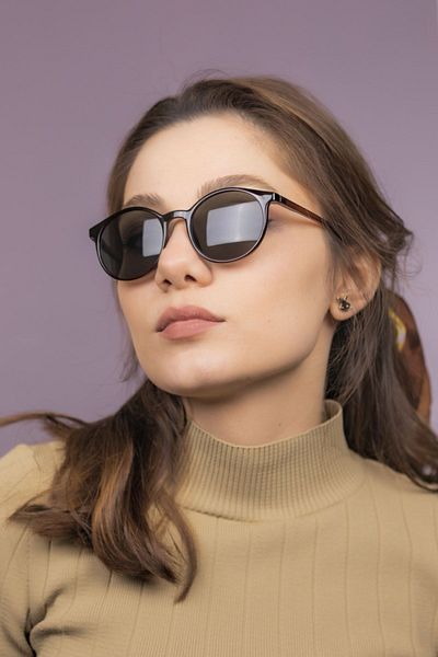 LUNOX Niobe Brown Unisex Sunglasses