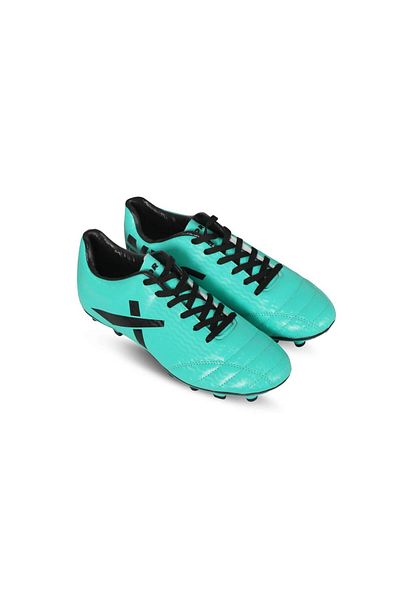 Vector X NXG Football Shoes | Green & Black | Size: EU 40, UK 6, US 7 | Synthetic Leather & PVC