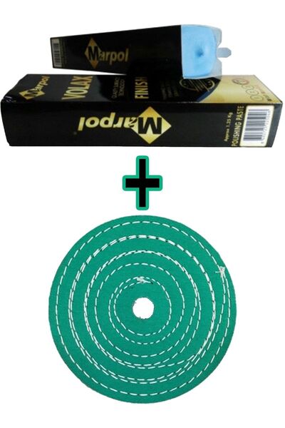 Marpol Krom Cilası Metal Parlatıcı Mavi Cila 1000gr +flex Fırçası 150gr