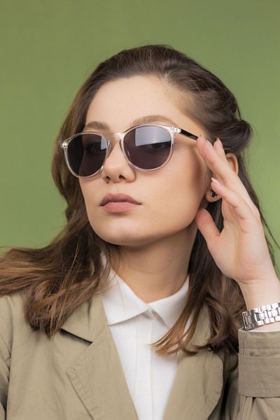 LUNOX Caprina Crystal Unisex Sunglasses