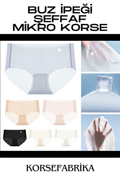 korsefabrika trend mood store Micro Transparent Seamless - Laser Cut χωρίς σημάδια Εξαιρετικά λεπτό εσώρουχο από μετάξι πάγου που αναπνέει