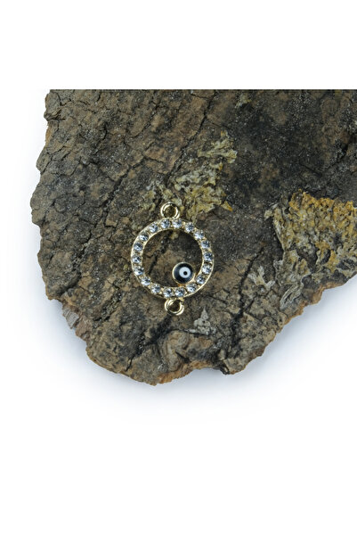 Prestij Boncuk Жовтий металевий кільце - браслет з каменями та намистинами та...