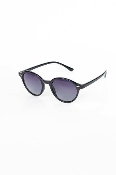 LUNOX Tino Black Polarized Unisex Sunglasses