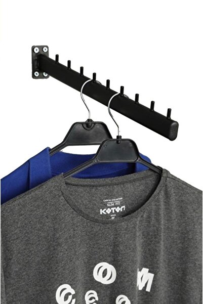 Manken İstanbul 5 Adet Duvara Monte Eğimli Askılık 40 Cm