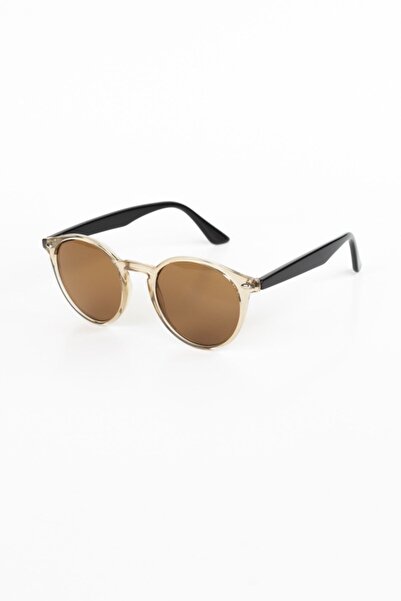 LUNOX Carlo Cream Unisex Sunglasses