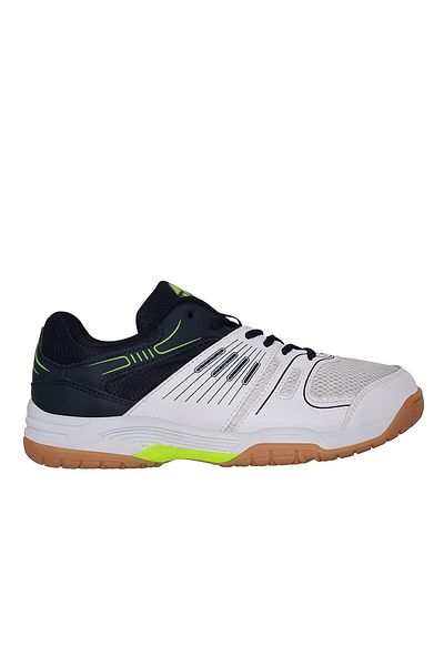 Nivia Gel Verdict Badminton Shoes (White/Blue, UK 7 \ US 8 \ EU 41) |Non-Marking Shoe