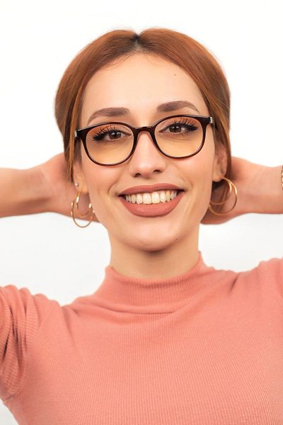 LUNOX Computer Screen Glasses Relaxing Coffee