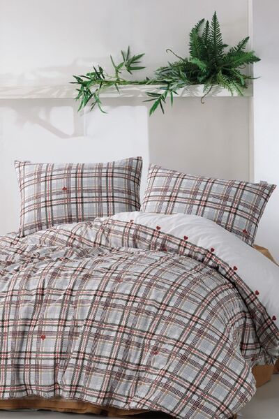 Marie Claire Σετ Παπλωματοθήκης Μονό Κρεβάτι Upsalla 100% Βαμβάκι Multi