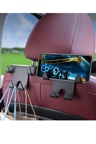MeyZone Araç Arka Koltuk Kafalığı Telefon Tutucu Koltuk Arkası Telefon Tutucu...