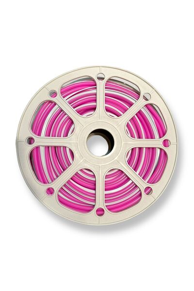 Led 2.Nesil Neon LED (Pempe) 5mt.Ayrı 6mm difüzör silikon şeritler kapağı tüp...