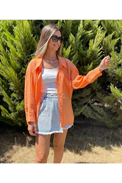 BAHAR YILMAZ BOUTİQUE Oversize Gömlek