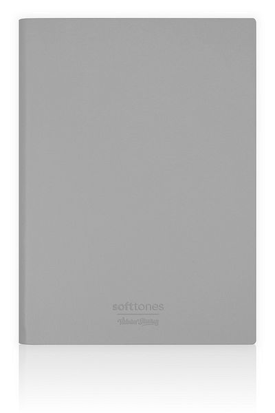 Victoria's Journals Softtons A6 Striped Copybook with Flexible Cover - 96 Yp Cream