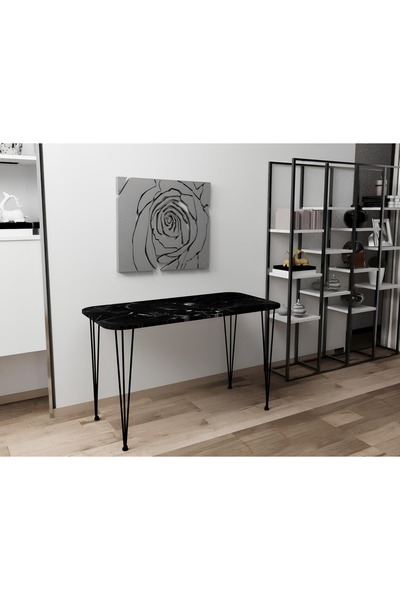 GZZ 60×120 Metal Ayaklı Masa Mutfak Masası Çalışma Masası Bilgisayar Masası