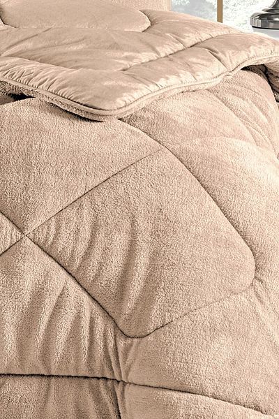 ELY PARKER Soft Double Colored Duvet-wellsoft-double-Sided 195x215 Beige