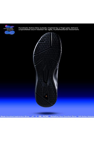 Hundred Blade Non-Marking Professional Badminton Shoes for Men